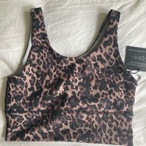 DYI Define Your Inspiration NWT leopard print elevate bra sz M